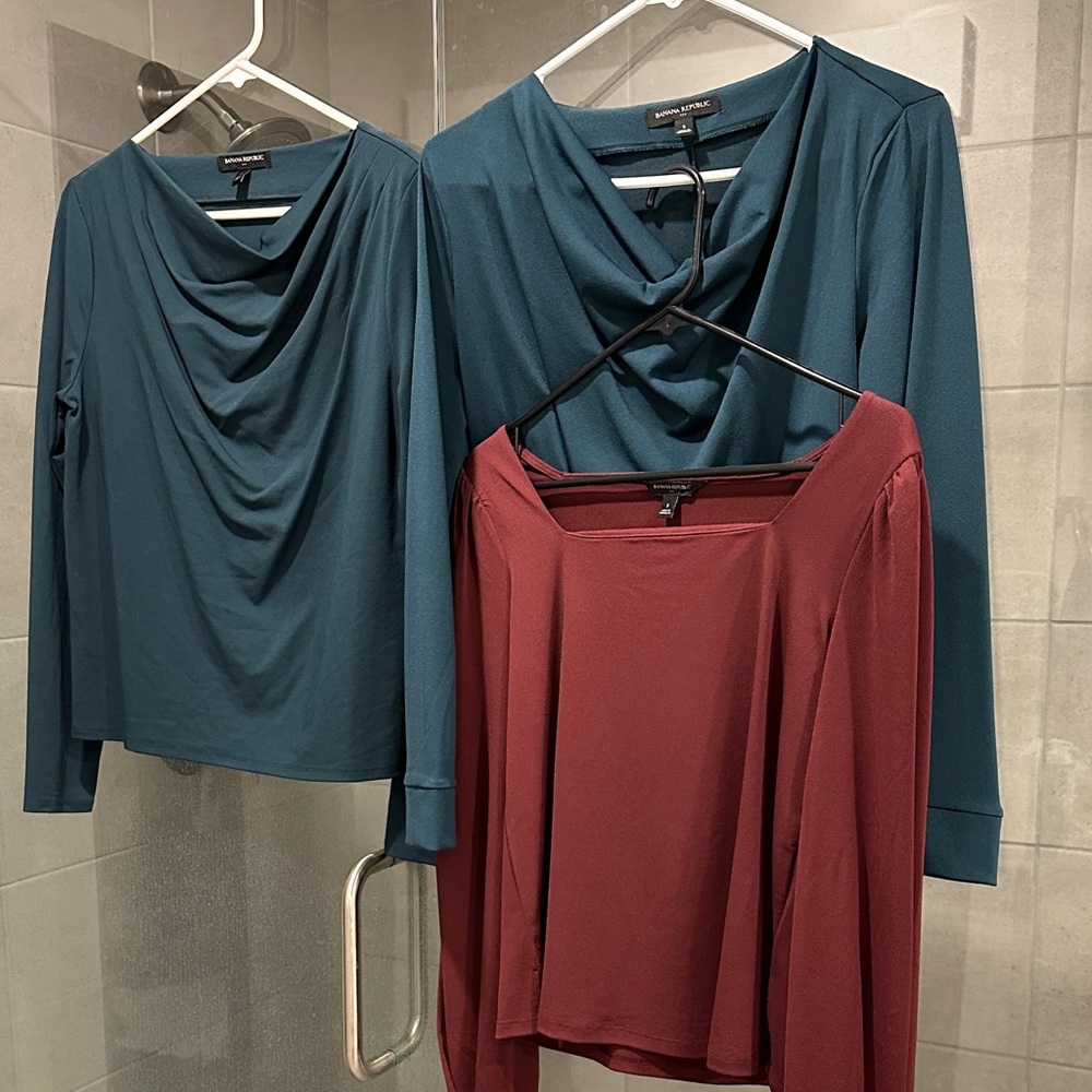 (3) S Banana Republic Blouses